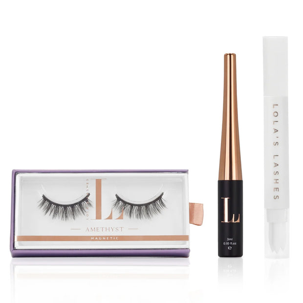 Lola's Lashes Amethyst Hybrid Magnetic Lash & Liner Kit