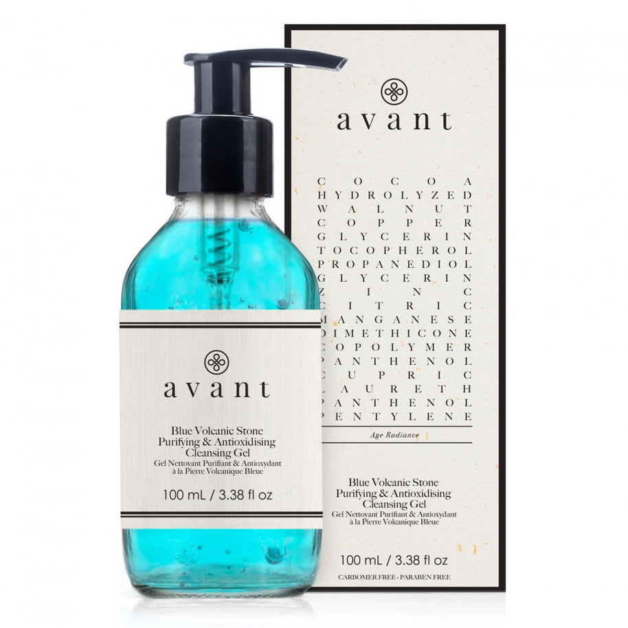 Avant Blue Volcanic Stone Purifying & Antioxidising Cleansing Gel 100ml