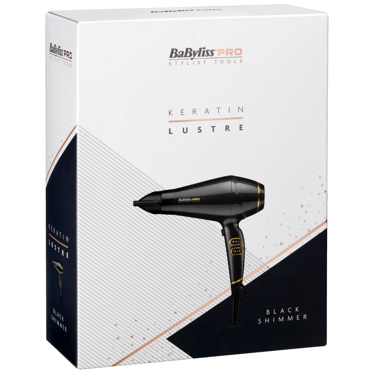 BaByliss Pro Keratin Lustre Dryer Black Shimmer