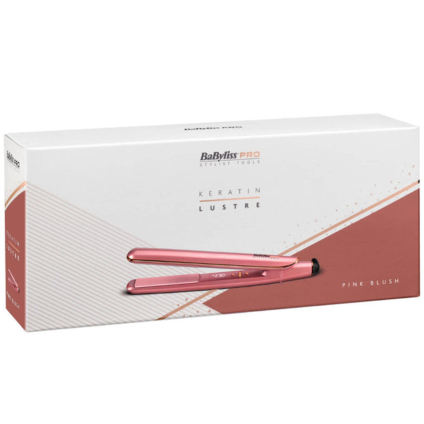 BaByliss PRO Keratin Lustre Straighteners Pink Blush