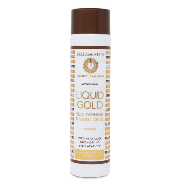 Bellamianta Liquid Gold Self Tanning Tinted Liquid 200ml