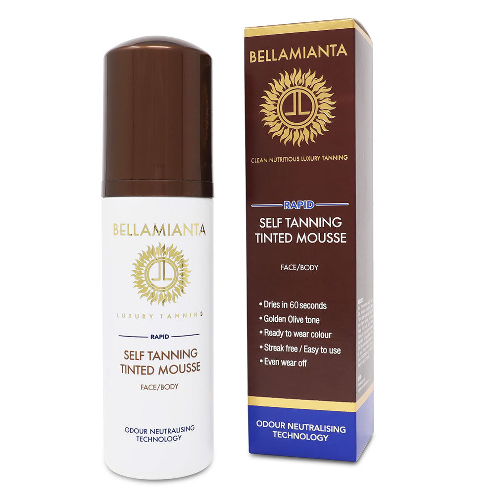 Bellamianta Rapid Self Tanning Tinted Mousse 150ml