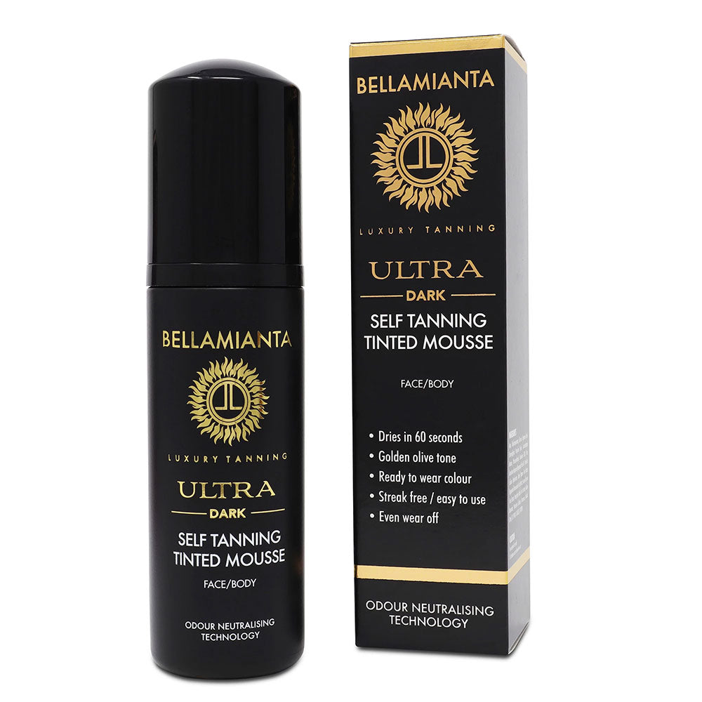 Bellamianta Ultra Dark Self Tanning Tinted Mousse 150ml