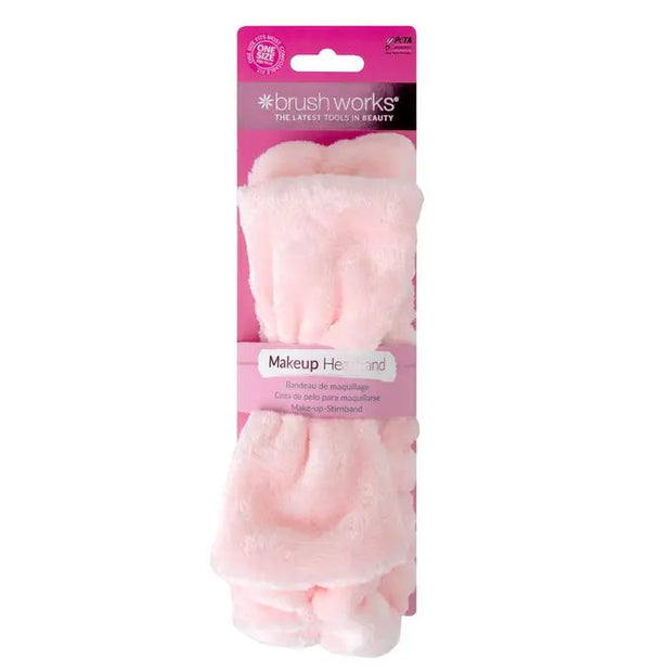 Brushworks Makeup Pink Headband