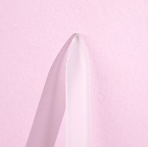 Brushworks Glass Nail File Pink