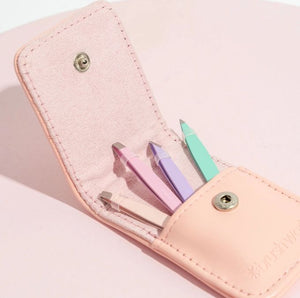 Brushworks Travel Pastel Tweezer Set