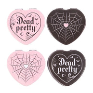 Dead Pretty Gothic Compact Heart Mirror