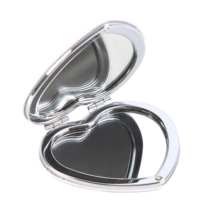 Dead Pretty Gothic Compact Heart Mirror