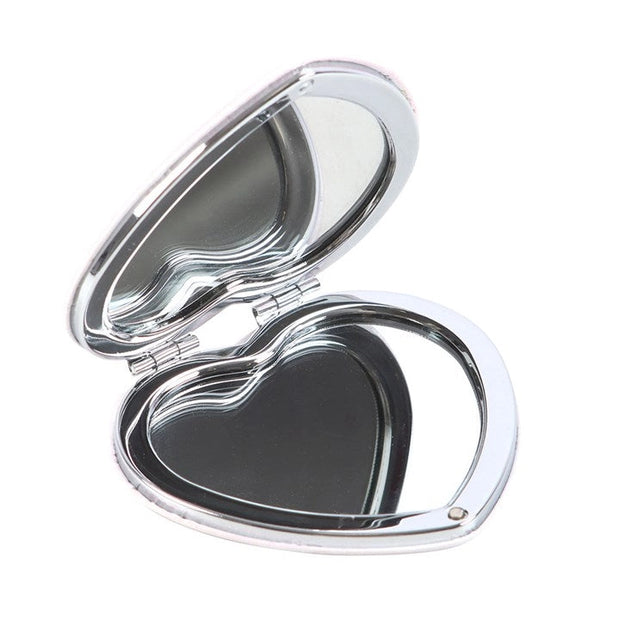 Dead Pretty Gothic Compact Heart Mirror