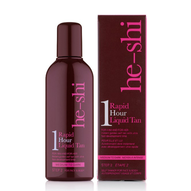 He-Shi Rapid 1 Hour Liquid Tan 150ml