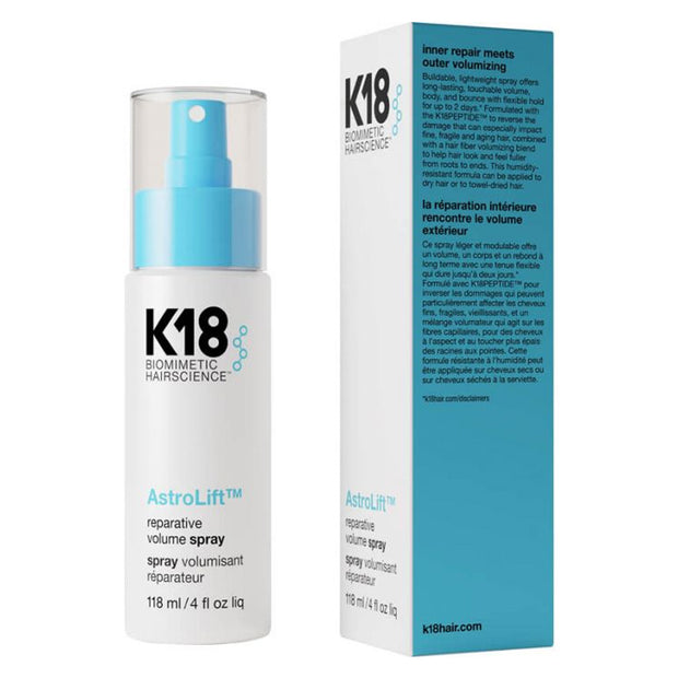 K18 AstroLift Reparative Volume Hair Spray 118ml