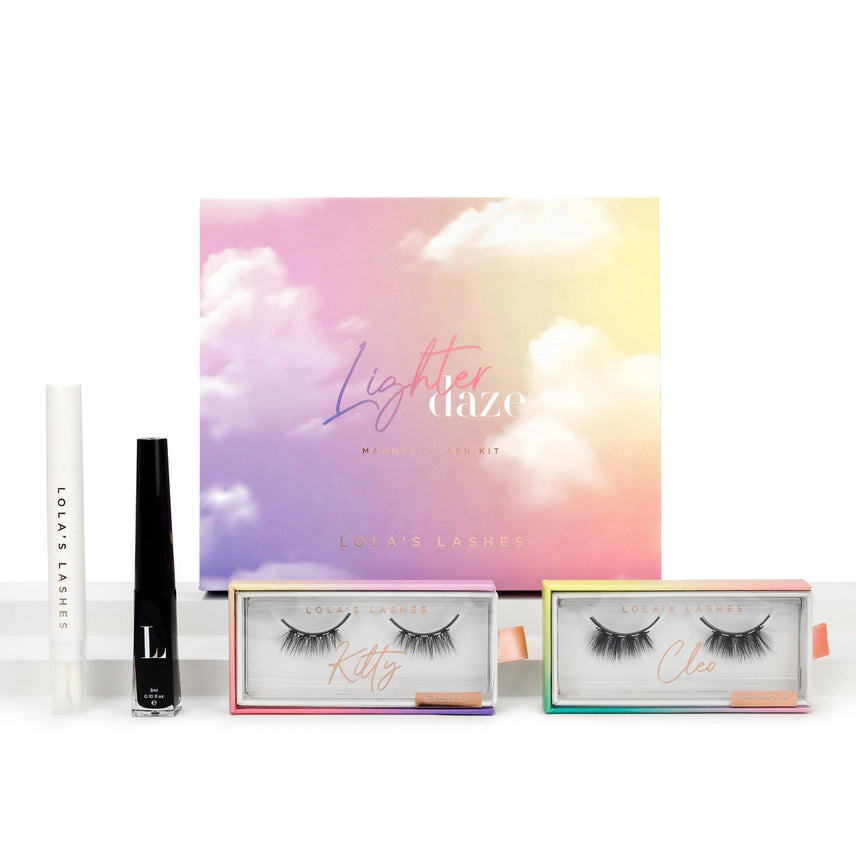Lola's Lashes Lighter Daze Magnetic Half Lash Vanity Box