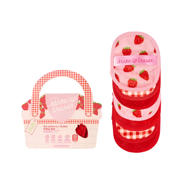 MakeUp Eraser Strawberry Basket 7-Day Gift Set