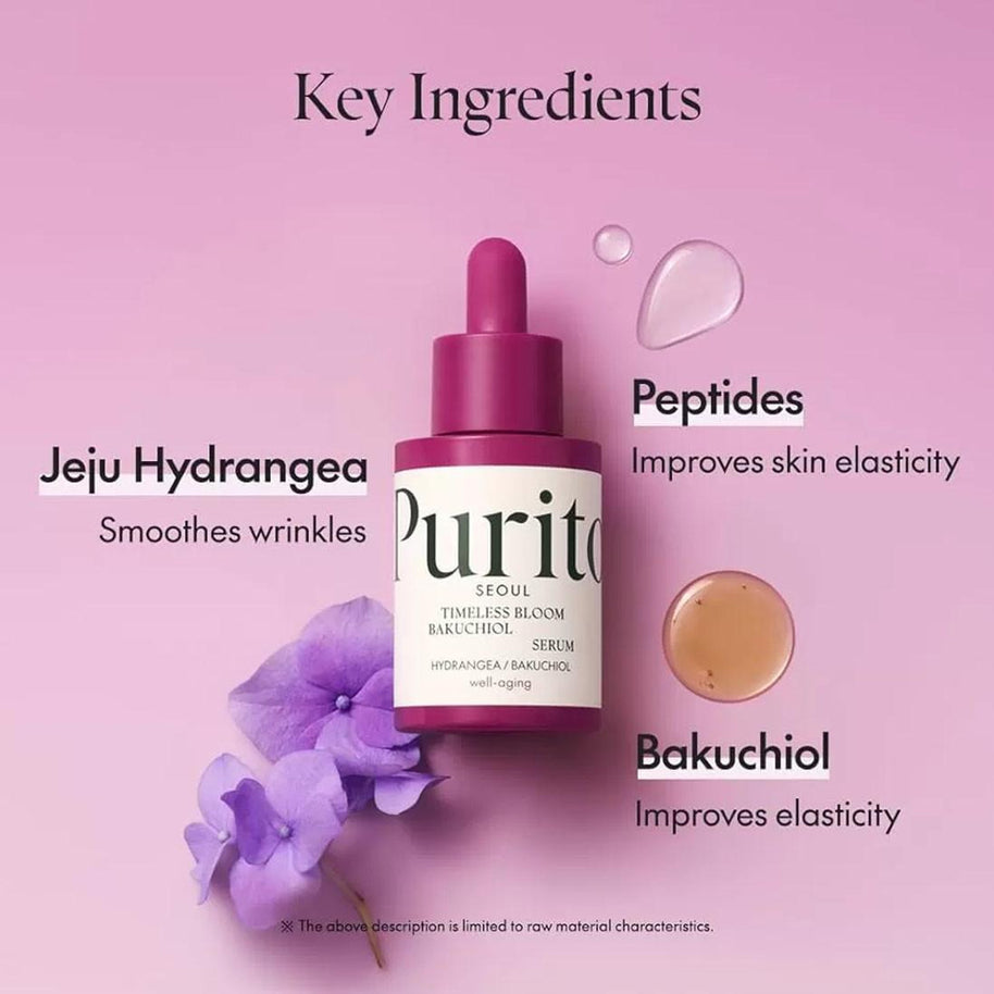 Purito Timeless Bloom Bakuchiol Serum 30ml