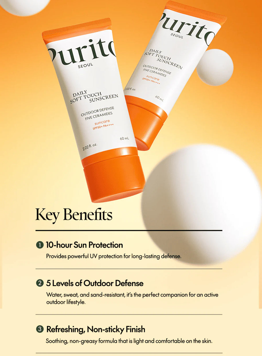 Purito Daily Soft Touch Sunscreen SPF50+ 60ml