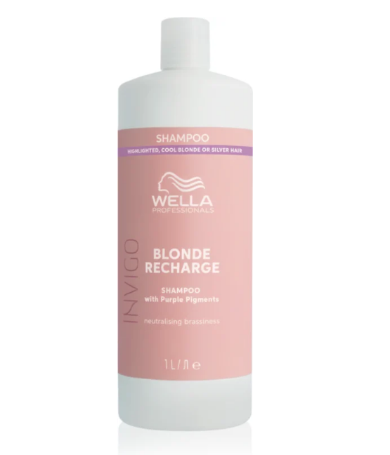 Wella Professionals INVIGO Blonde Recharge Cool Blonde Refreshing Shampoo 1000ml