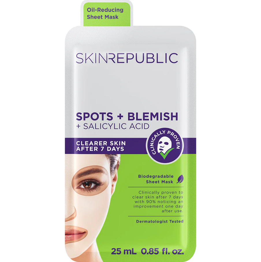 Skin Republic Spots & Blemish Face Sheet 25ml