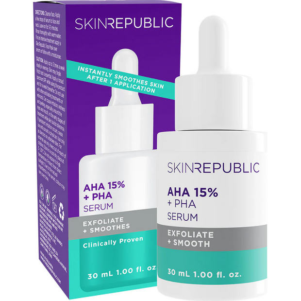 Skin Republic AHA 15% Serum 30ml