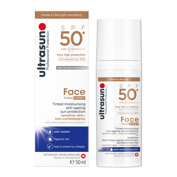 Ultrasun Face Tinted SPF50+ Honey 50ml