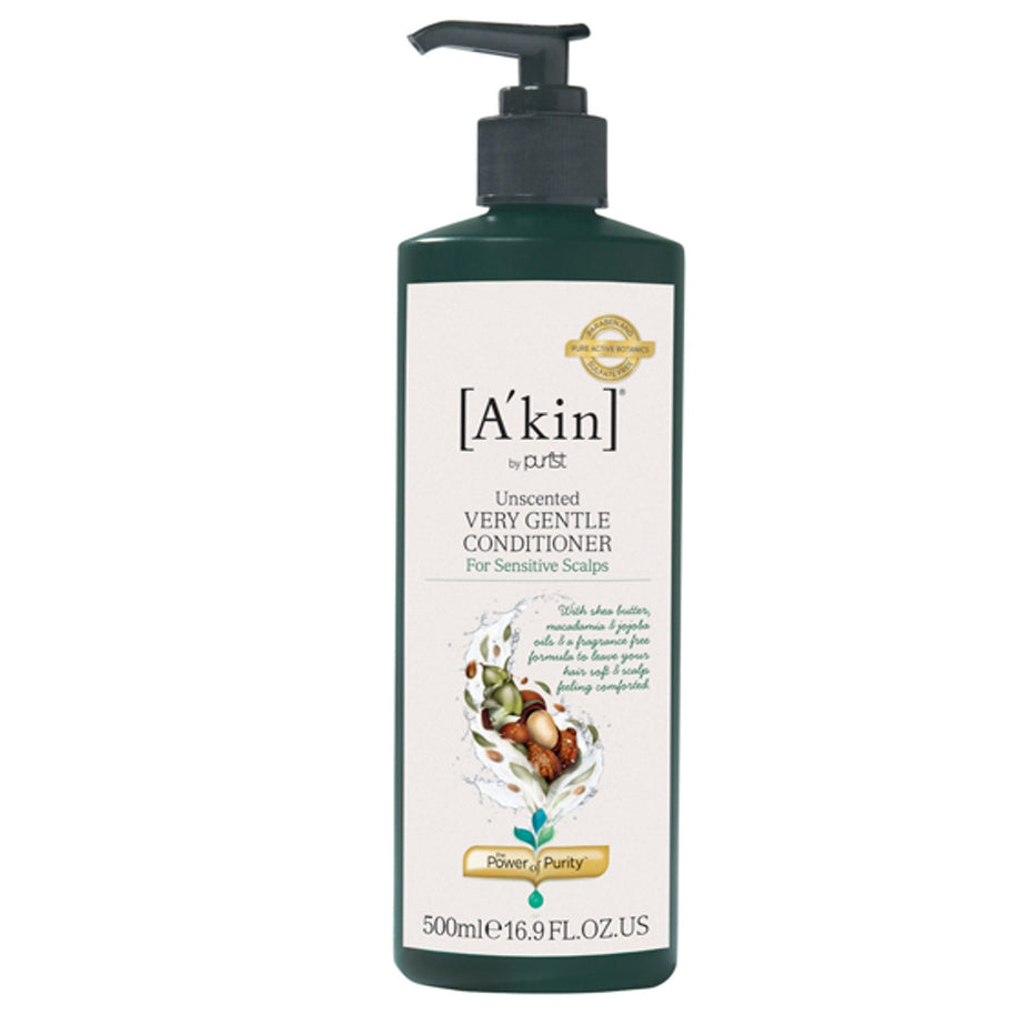 A'kin Unscented, Wheat Free Very Gentle Conditioner 500ml