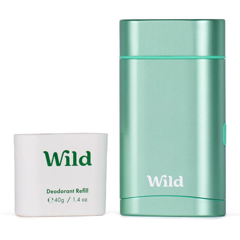 Wild Aqua Case and Fresh Cotton & Sea Salt Deodorant Starter Pack